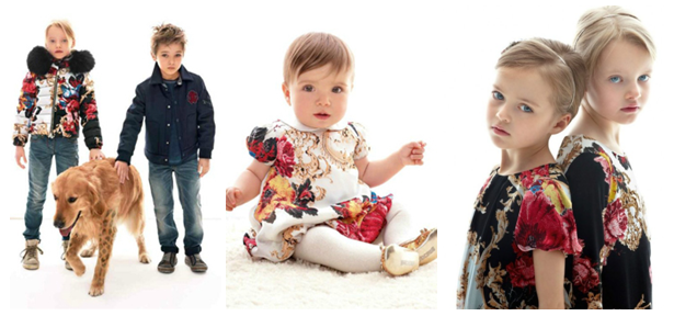 детская одежда Roberto Cavalli, цветочные принты