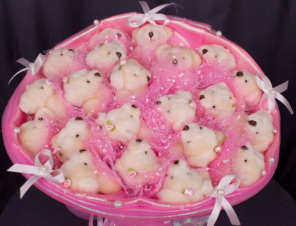 Букет из мягких игрушек