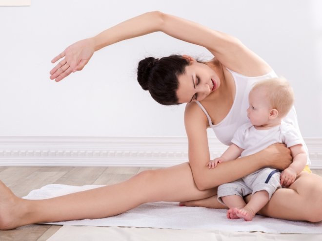 Девушка восстанавливается после родов