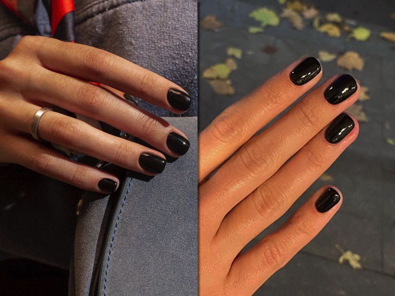 Черный маникюр: стильный минимализм для современной женщины