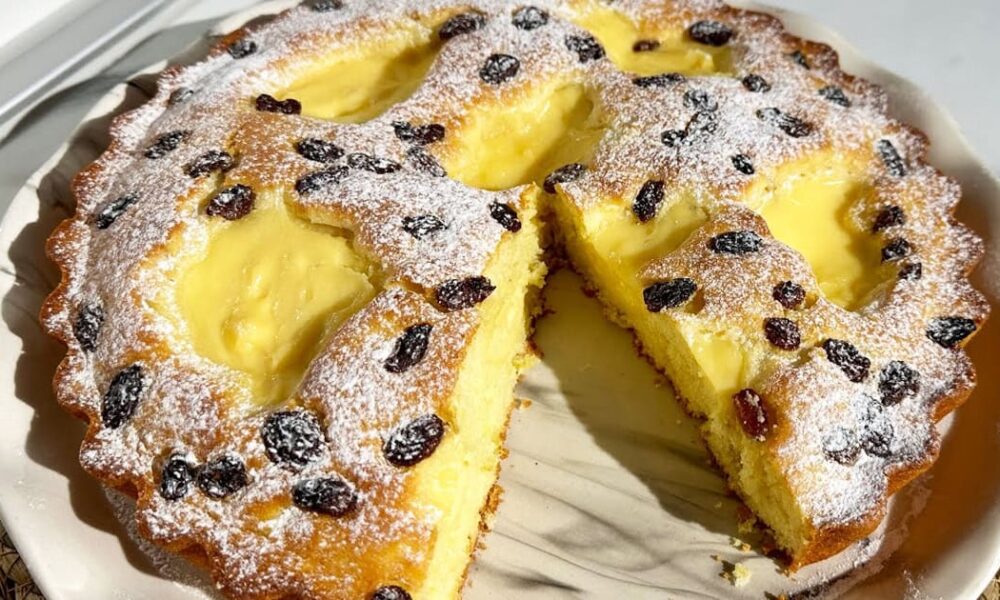 Яблочный пирог с нежным кремом: итальянский рецепт для вашего стола