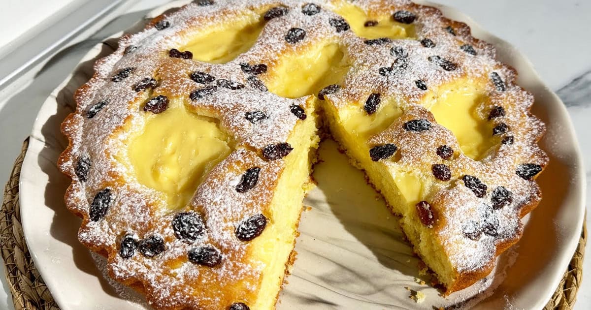 Яблочный пирог с нежным кремом: итальянский рецепт для вашего стола