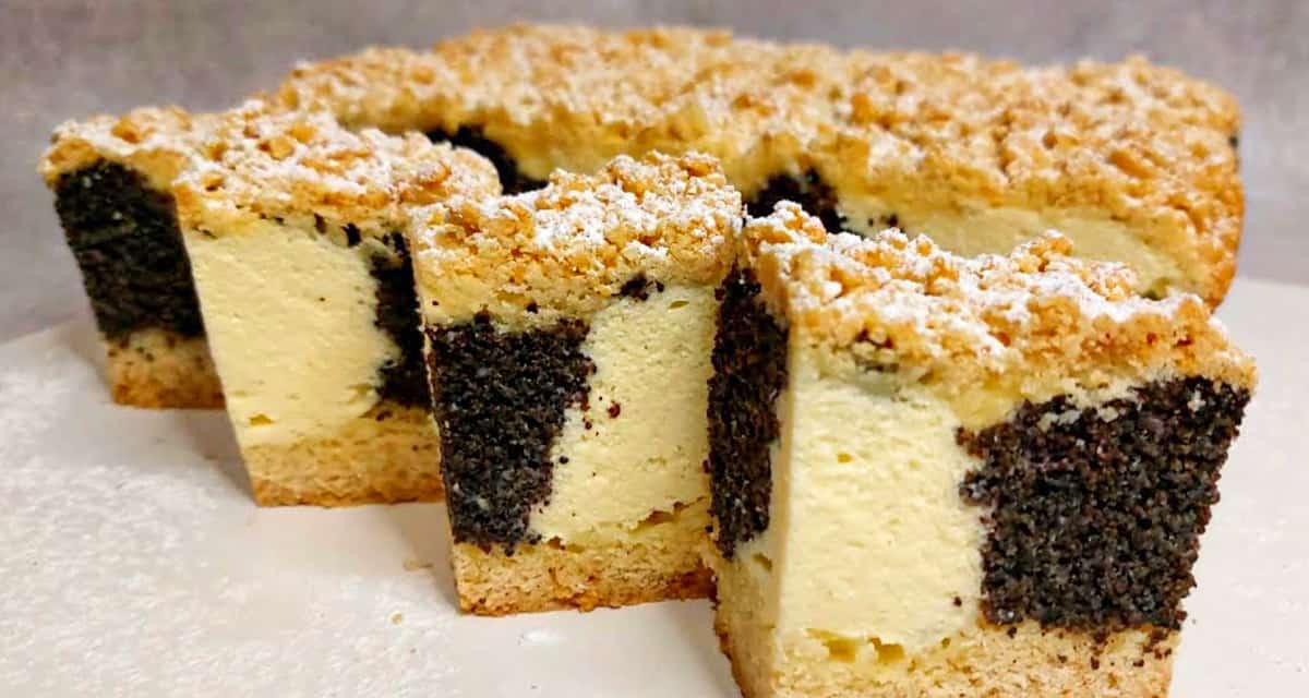Нежный творожный пирог с маком: рецепт идеального десерта к кофе