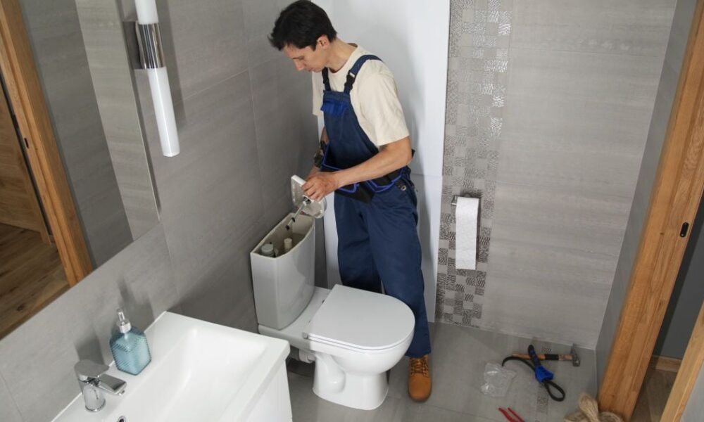 Простой способ починить текущий бачок унитаза: кипяток и 5 минут