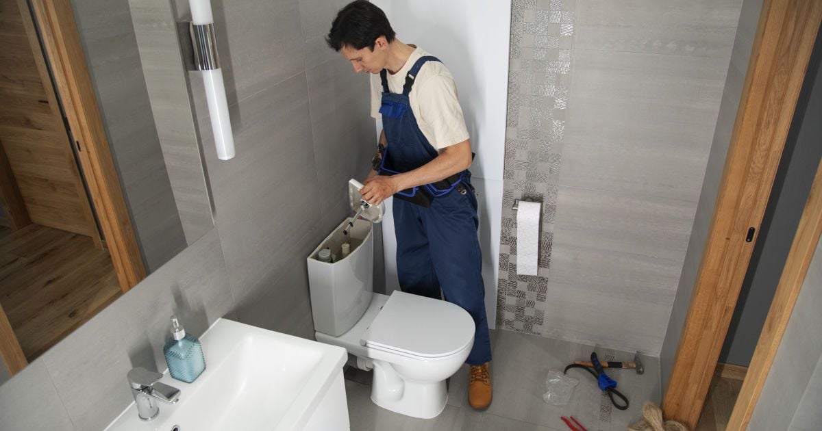 Простой способ починить текущий бачок унитаза: кипяток и 5 минут