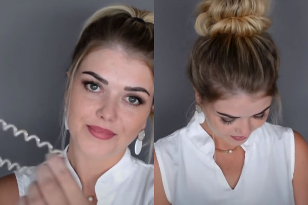 Объемный пучок: быстрая и красивая прическа своими руками