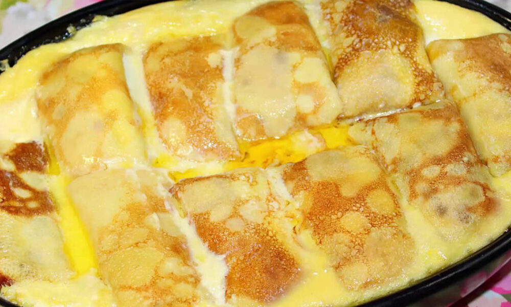 Самые вкусные блинчики: простой рецепт с невероятной заливкой, который легко повторить