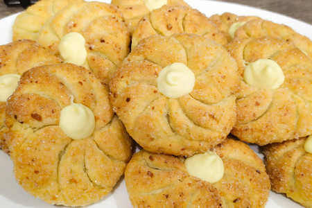 Простой рецепт вкусного творожного печенья