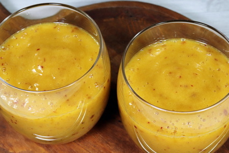 Рецепт освежающего смузи с персиком и апельсином