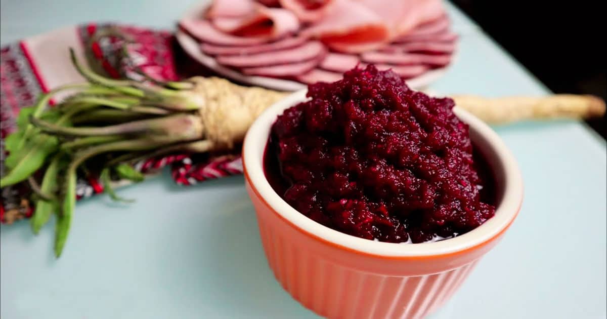 Свекла с хреном на Пасху: рецепт традиционной закуски