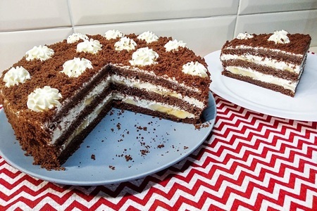 Бананово-шоколадный торт: простой рецепт для женского праздника