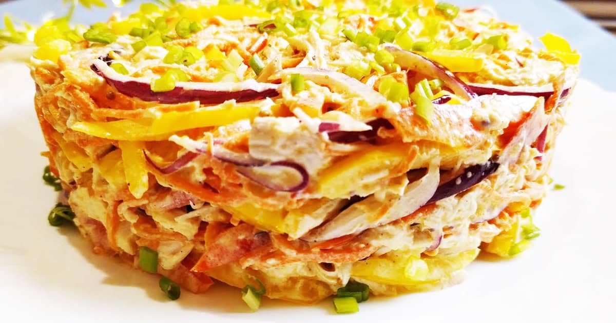 Быстрый и вкусный салат «Надежда»: простой рецепт для каждой хозяйки