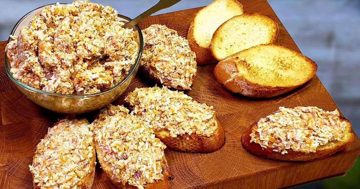 Вкусная намазка на праздничный стол: простой рецепт для каждой хозяйки