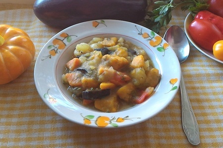 Рецепт вкусного овощного рагу для постного стола