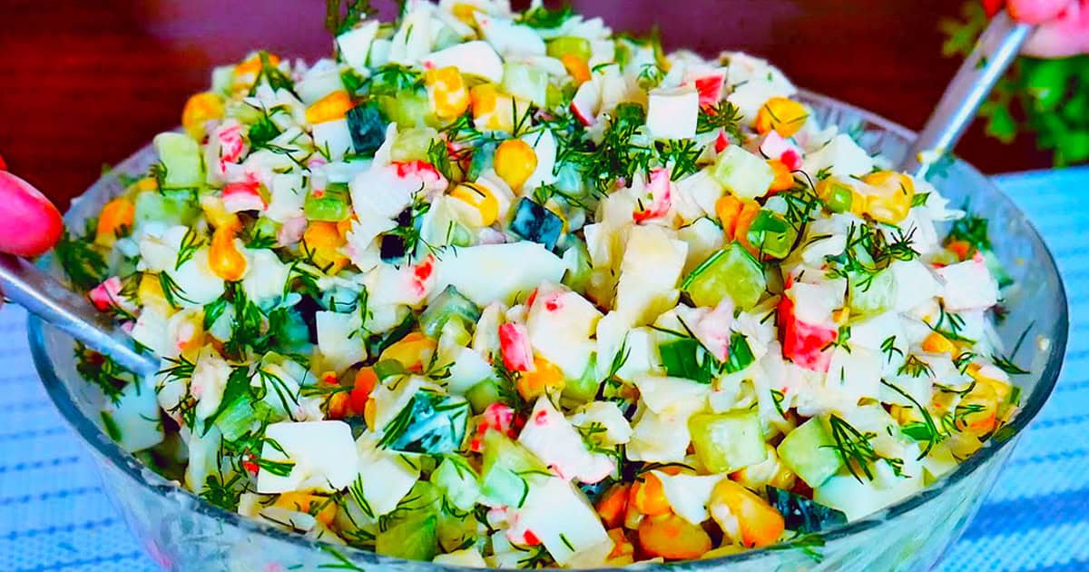 Вкусный салат на праздничный стол: рецепт, который затмит Оливье и Крабовый