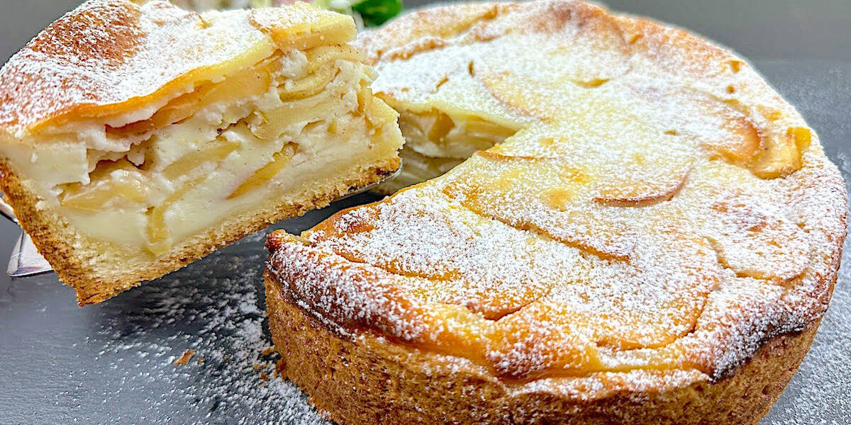 Яблочный пирог "Райское наслаждение": Итальянский секрет превзошел Шарлотку