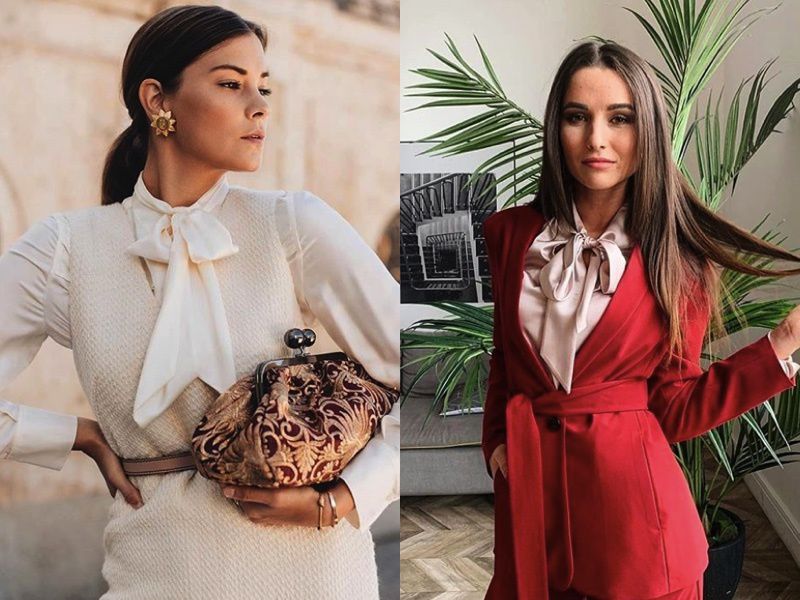 Стильная блуза с бантом: как создать модный образ