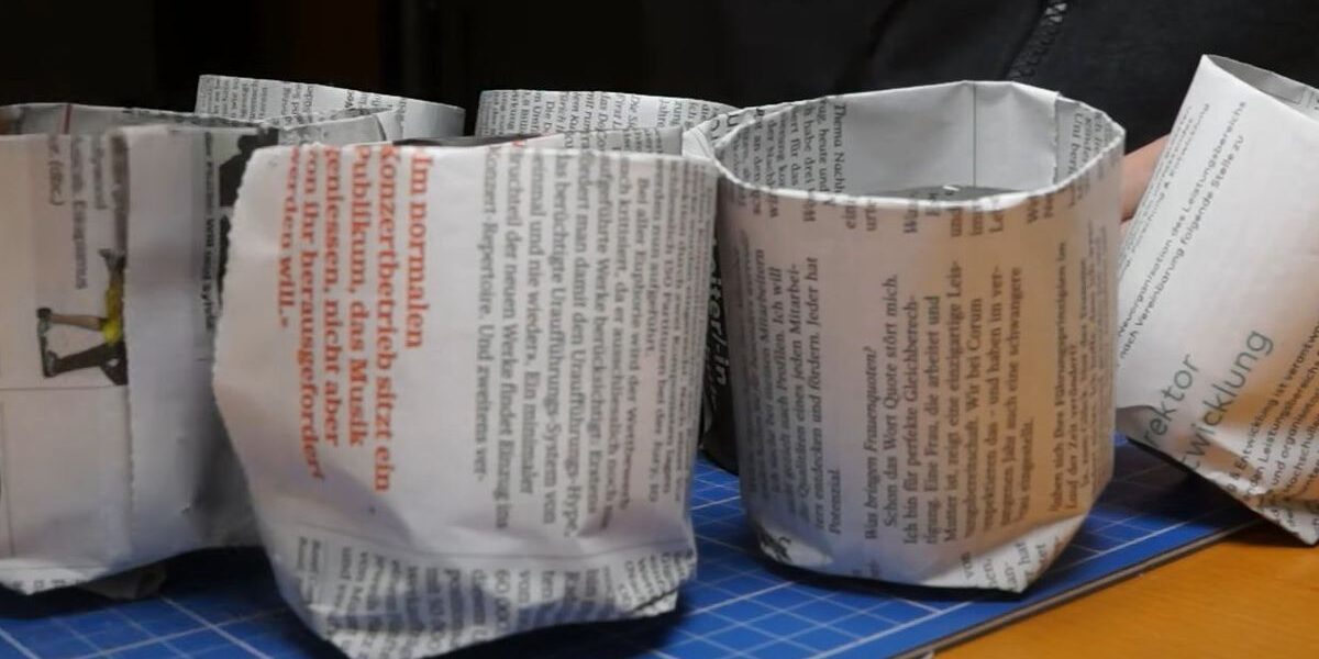Стаканчики для рассады из газет: экологично и просто своими руками