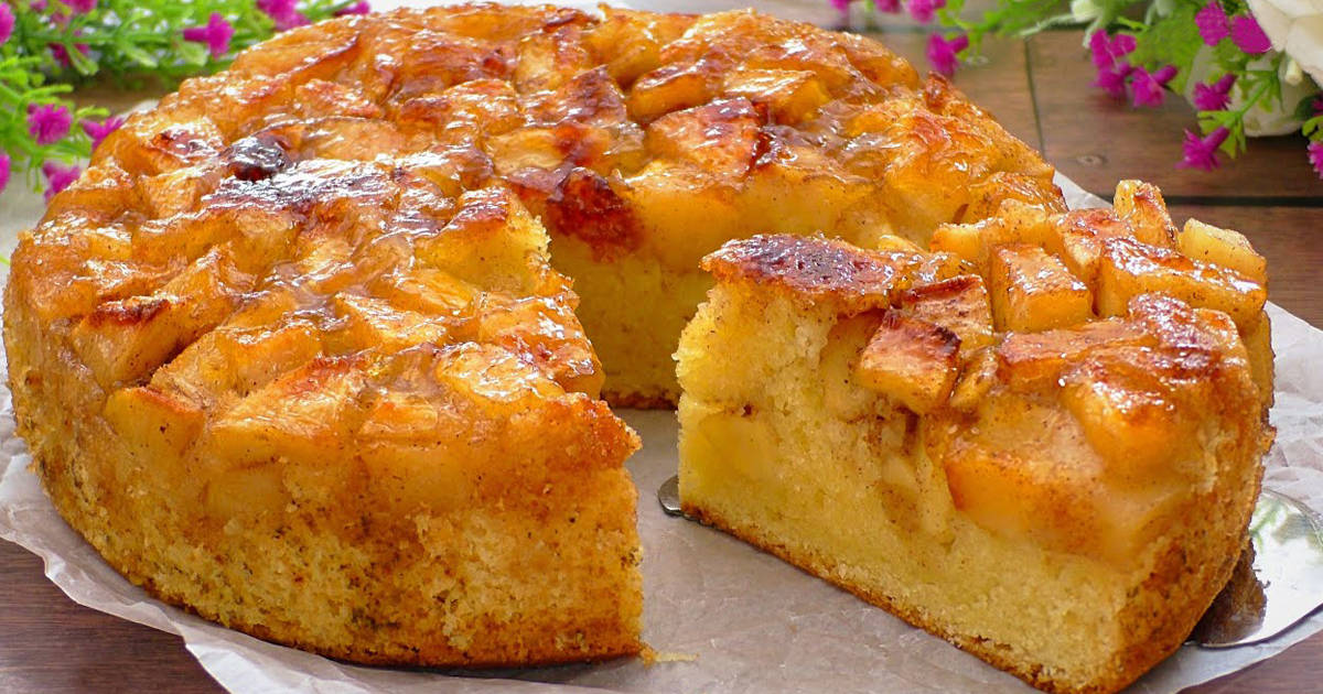 Карамельные яблоки в пироге: рецепт идеального яблочного десерта из простых ингредиентов