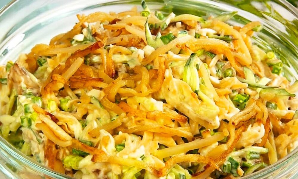 Сытный и бюджетный салат без мяса, который покорит вашего мужчину