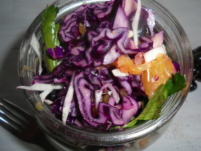 Постный салат из красной капусты: вкусный рецепт для вашего стола
