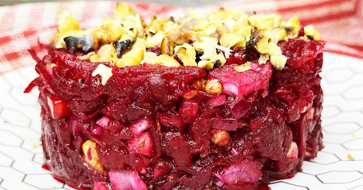 «Вифлеемская звезда»: постный салат для вашего рождественского стола