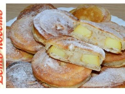 Ароматные яблочные оладьи: простой рецепт для уютного чаепития