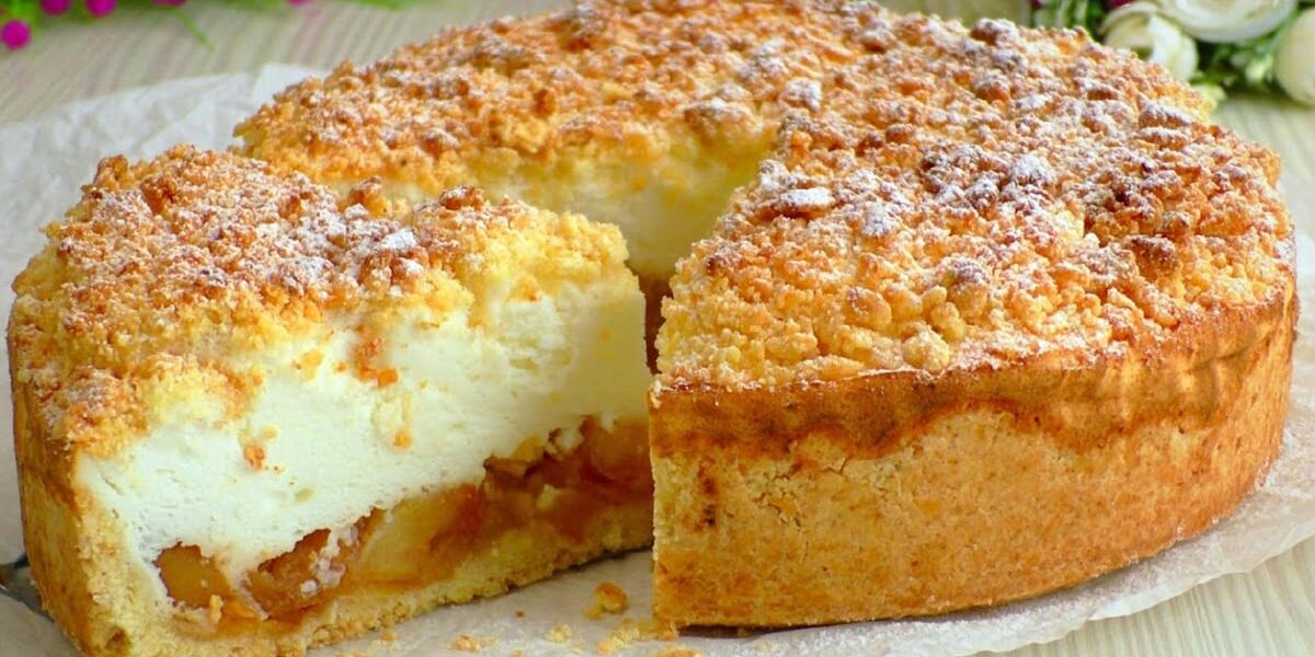 Яблочный пирог с кремом-суфле: простой рецепт для идеального десерта