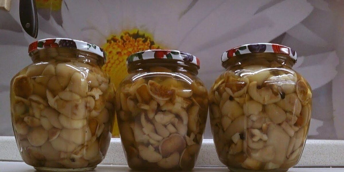 Домашние маринованные грибы: простой рецепт с льняным маслом
