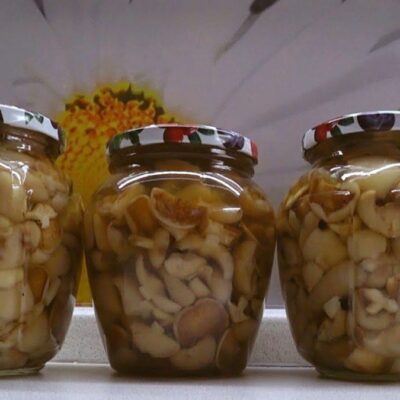Домашние маринованные грибы: простой рецепт с льняным маслом