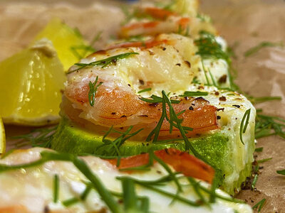 Легкие закуски: Цуккини с креветками для изысканного ужина