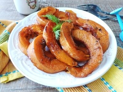 Постные стейки из тыквы: простой и вкусный рецепт с соевым соусом и чесноком