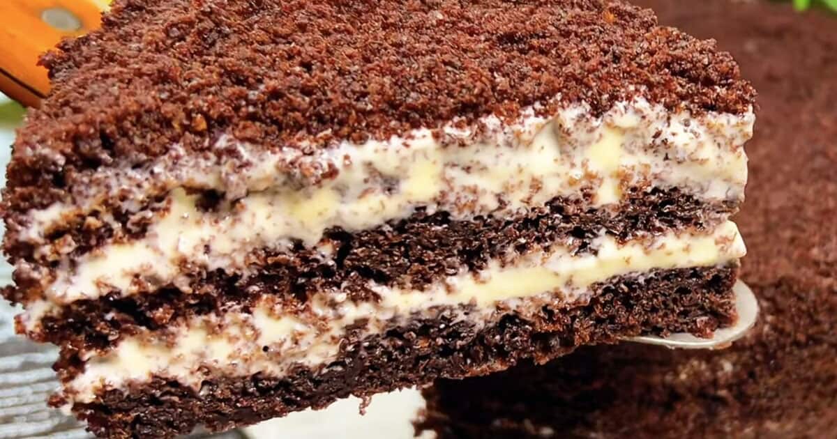 Шоколадный торт за 20 минут: простой рецепт без весов и миксера