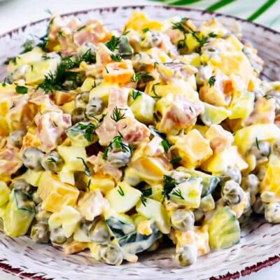 Быстрый и вкусный салат "Франковский": нежный вкус за 10 минут, похожий на Оливье