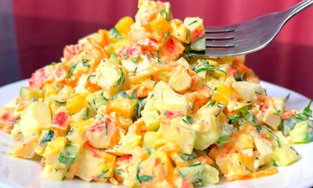 Салат "2 минуты": Быстрый и вкусный рецепт для каждой хозяйки