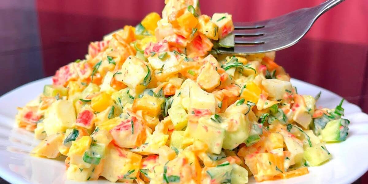 Салат "2 минуты": Быстрый и вкусный рецепт для каждой хозяйки