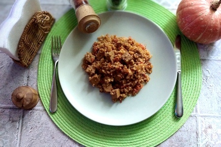 Легкий и полезный ужин: тофу с булгуром и овощами для здорового питания