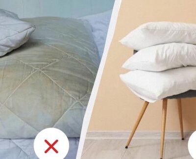 Как вернуть белизну подушкам: секрет идеальной чистоты за ночь