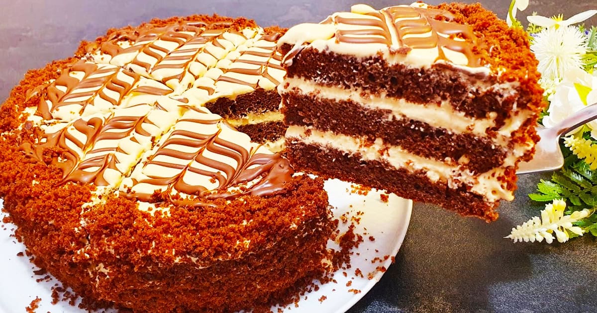 Быстрый торт "Помощник": Идеальный десерт для занятых женщин – вкус на 5+, готовка за 2 минуты