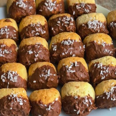 Домашнее кокосовое печенье "Баунти" - бюджетный рецепт для всей семьи