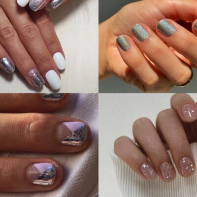 Серебристый маникюр: главный тренд этой зимы от звезд