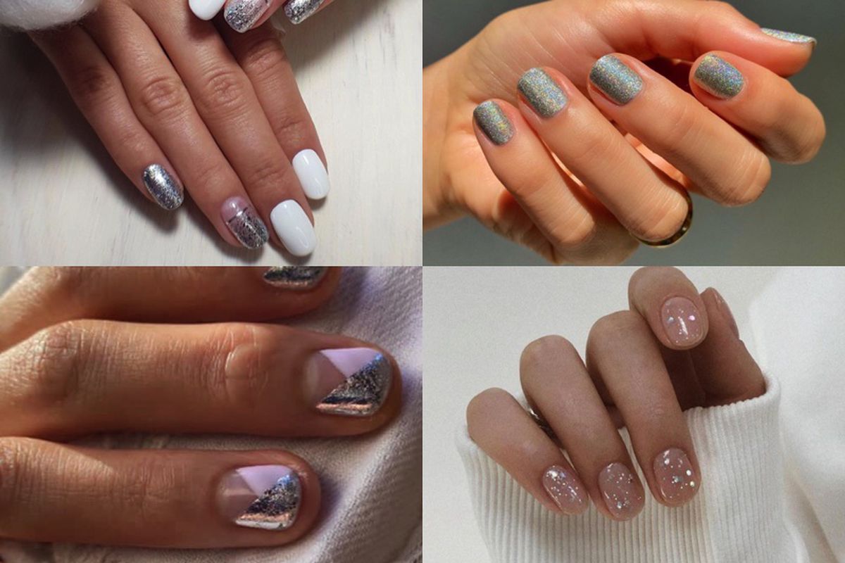 Серебристый маникюр: главный тренд этой зимы от звезд