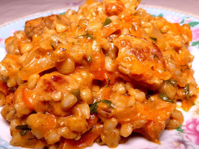 перловка, перловка с мясом, рецепт сытного обеда