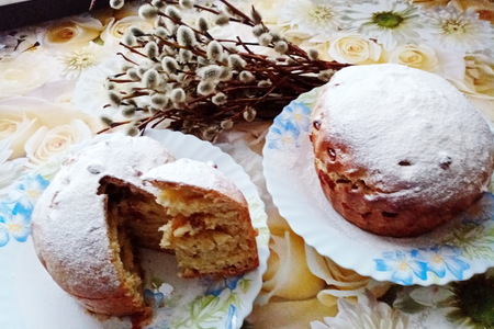 кулич, легкий кулич рецепт, кулич на воде