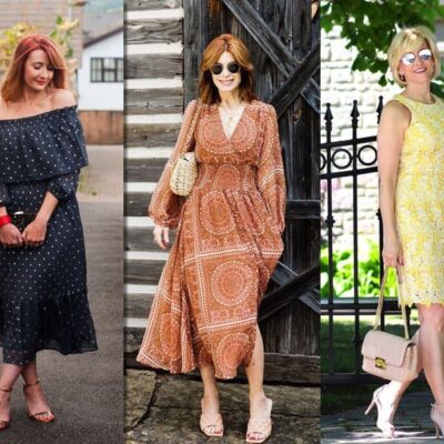 платья, летние платья 40+, модные образы
