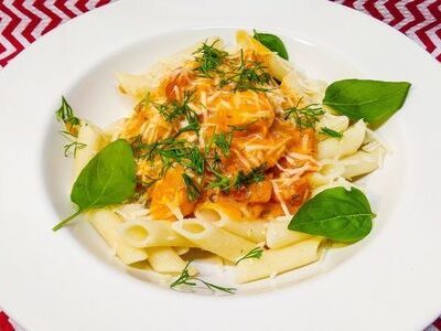 Паста, паста с индейкой, итальянская паста