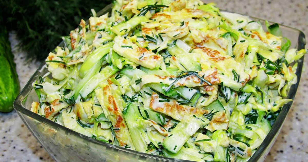 салат, секретный салат, салат из капусты